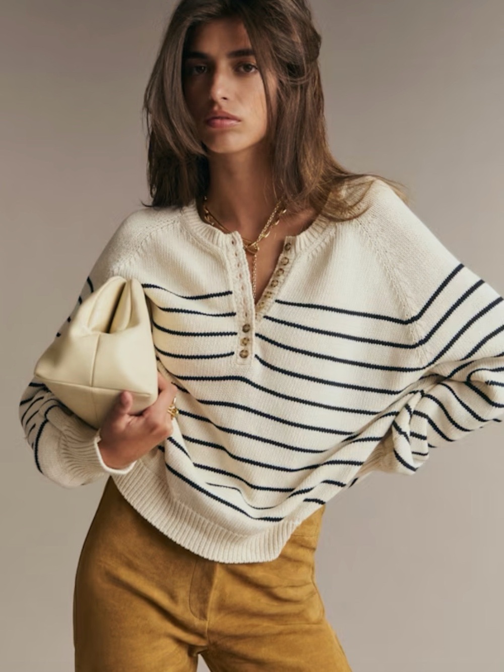 Sezane Leontine Striped Sweater - Picture 1 of 6